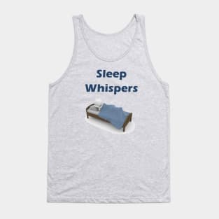 Blue Words and Bed Tank Top